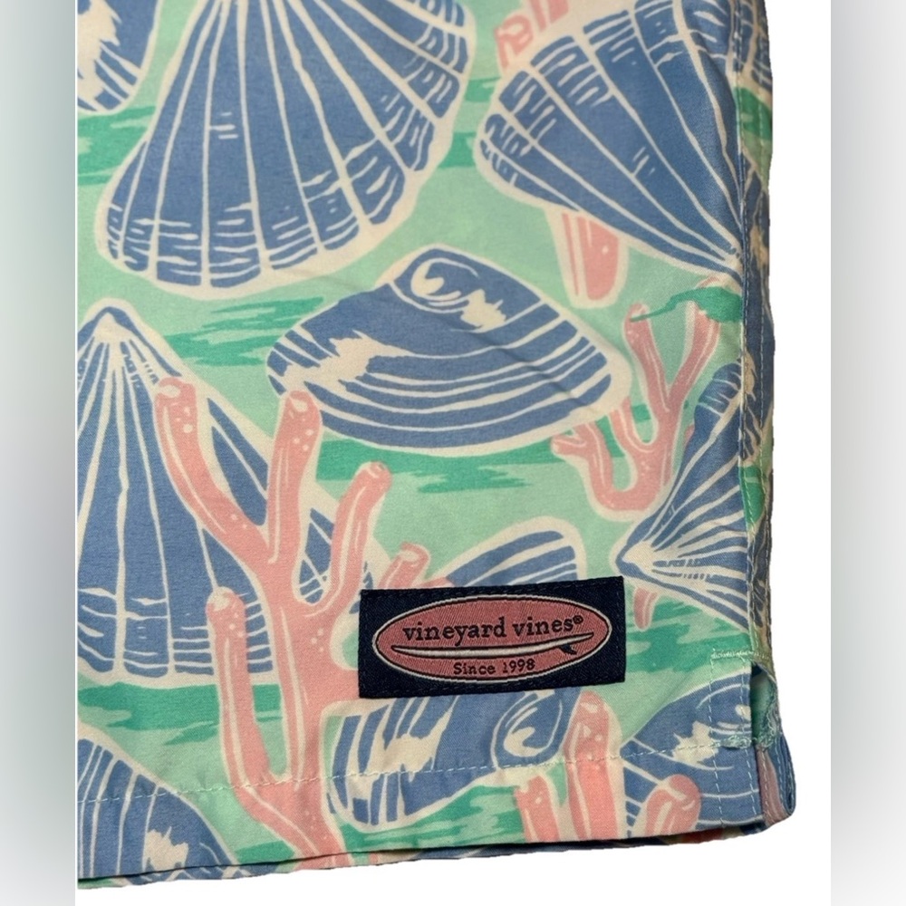 Vineyard Vines Swim Trunks Mens XL Beach Print Lined Bathing Suit 7" Quick Dry - Picture 3 of 8